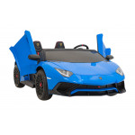 Elektrické autíčko Lamborghini Aventador SV 2x200W 24V - dvojmiestne - modré